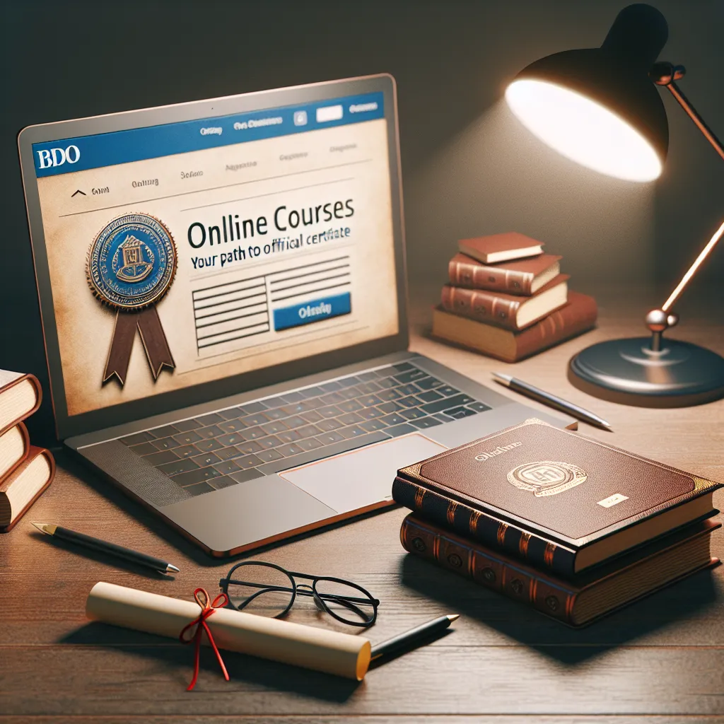 Kursy BDO online – Twoja droga do oficjalnego certyfikatu