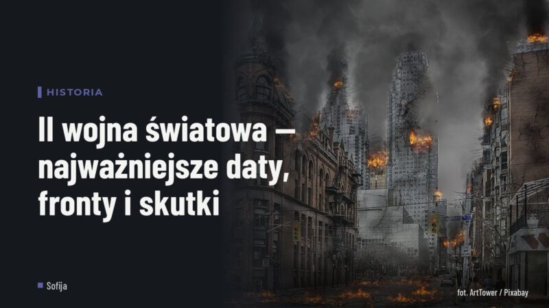 II wojna światowa — najważniejsze daty, fronty i skutki