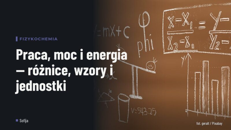 Praca, moc i energia — różnice, wzory i jednostki