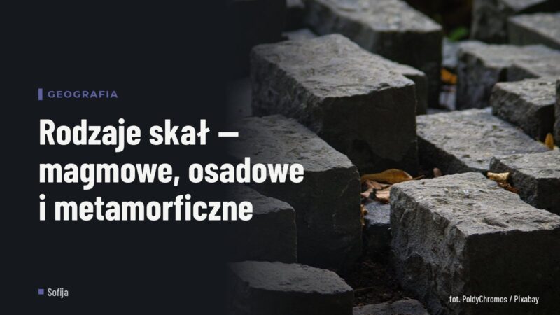 Rodzaje skał — magmowe, osadowe i metamorficzne