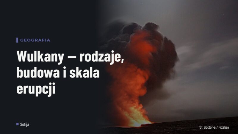 Wulkany — rodzaje, budowa i skala erupcji